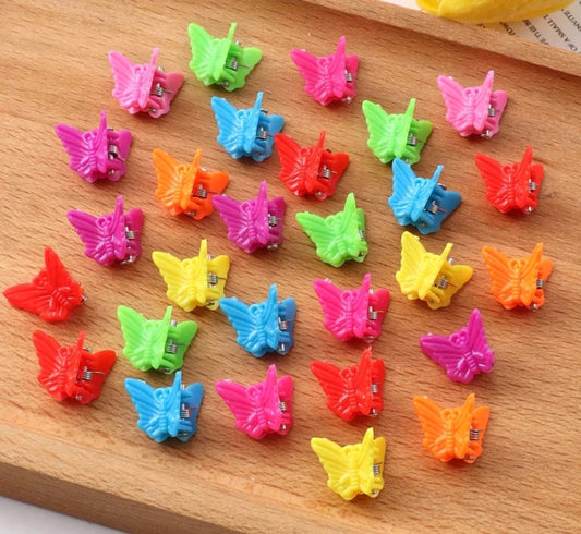 Girls Random Color Butterfly Design Hair Claw For Hair Decoration