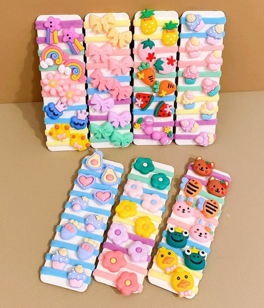 Radam Girl's Sweet Cartoon Style Hair Ties