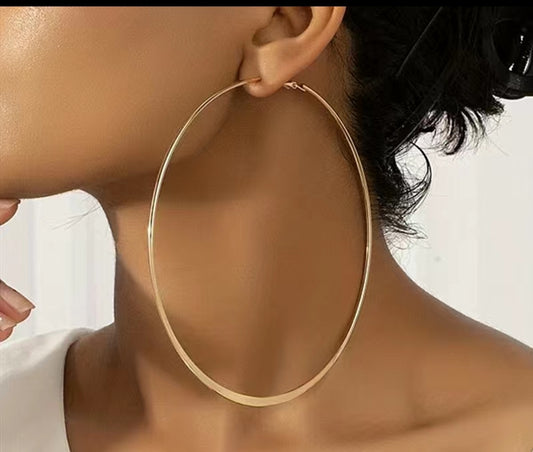 Exaggerated Hoop Earrings Retro Bohemian Style Jewelry Trendy Female Gift Vocation Ornaments