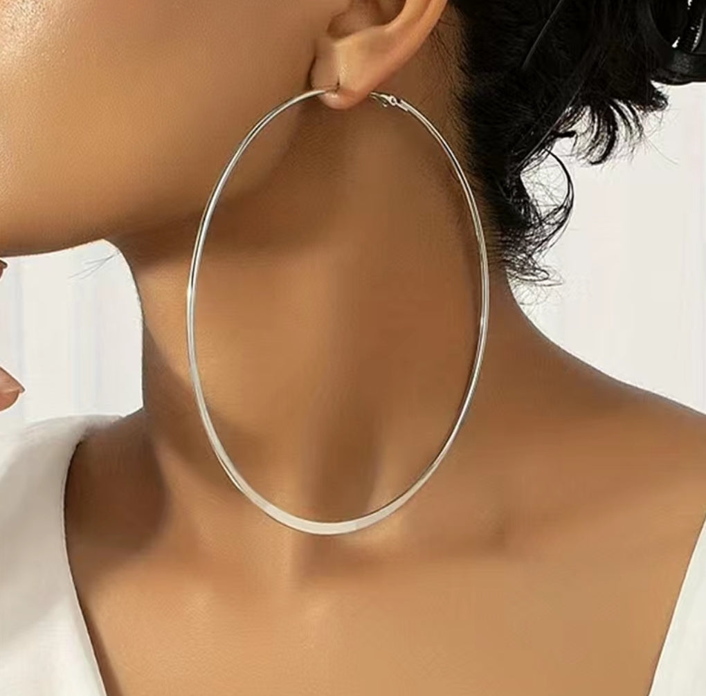 Exaggerated Hoop Earrings Retro Bohemian Style Jewelry Trendy Female Gift Vocation Ornaments