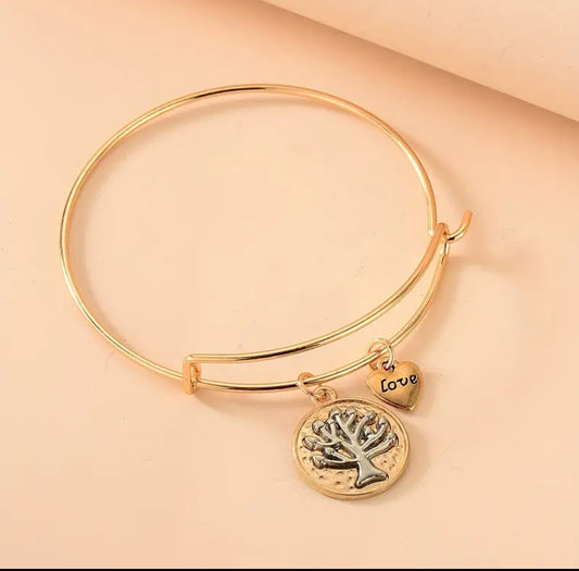 Tree Of Life LOVE Heart Bracelet