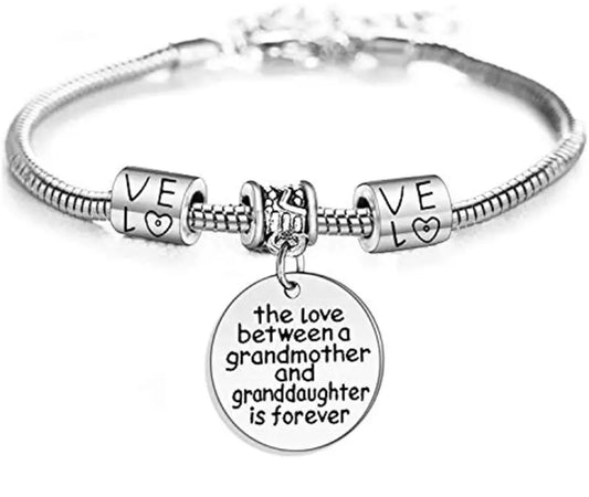 1pc, Inspirational Grandma Bracelet - Perfect Gift for Granddaughter