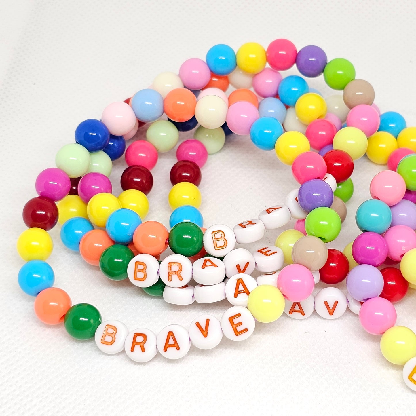 Candy color handmade bracelets |Brave