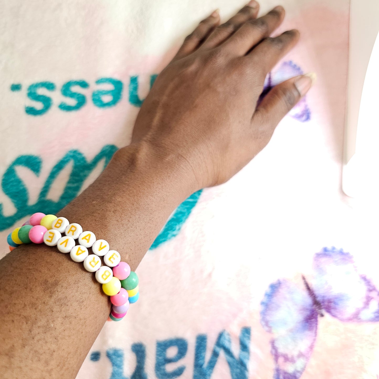 Candy color handmade bracelets |Brave