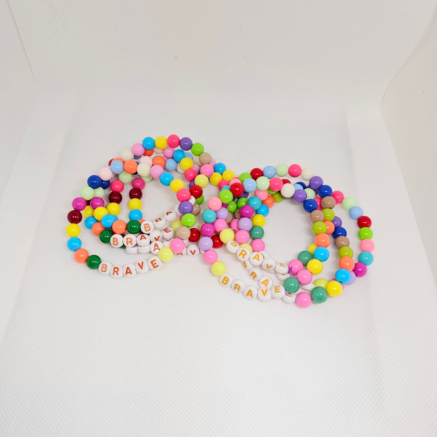 Candy color handmade bracelets |Brave