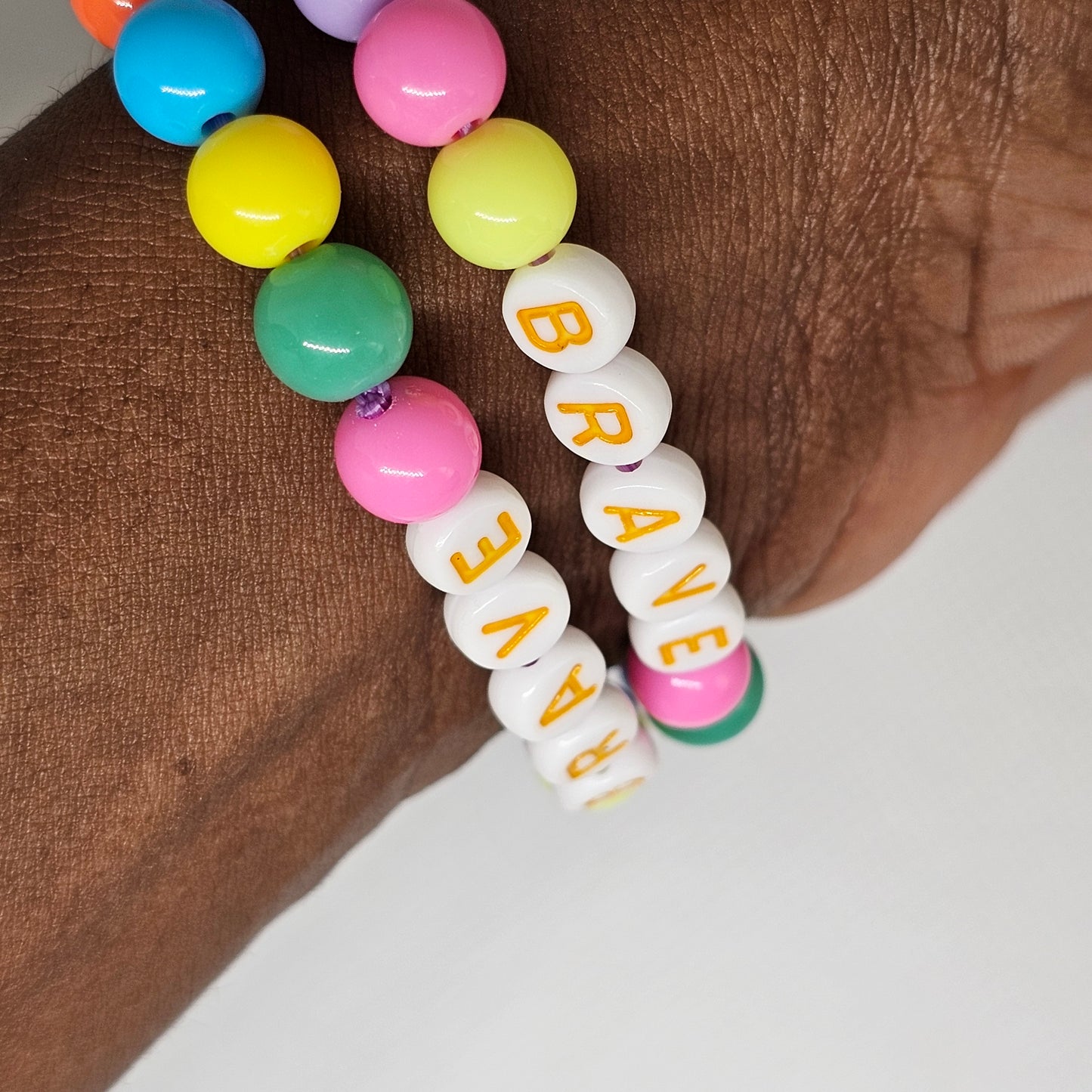 Candy color handmade bracelets |Brave