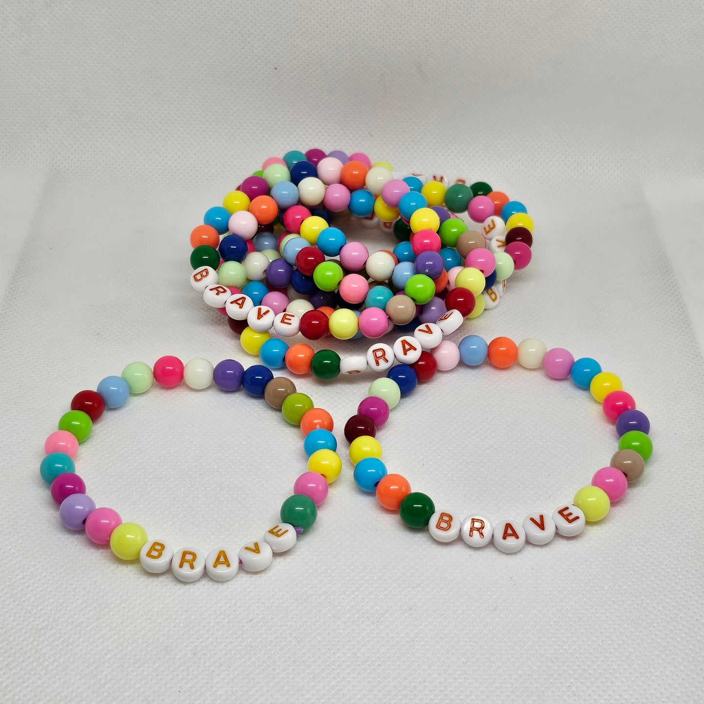 Candy color handmade bracelets |Brave