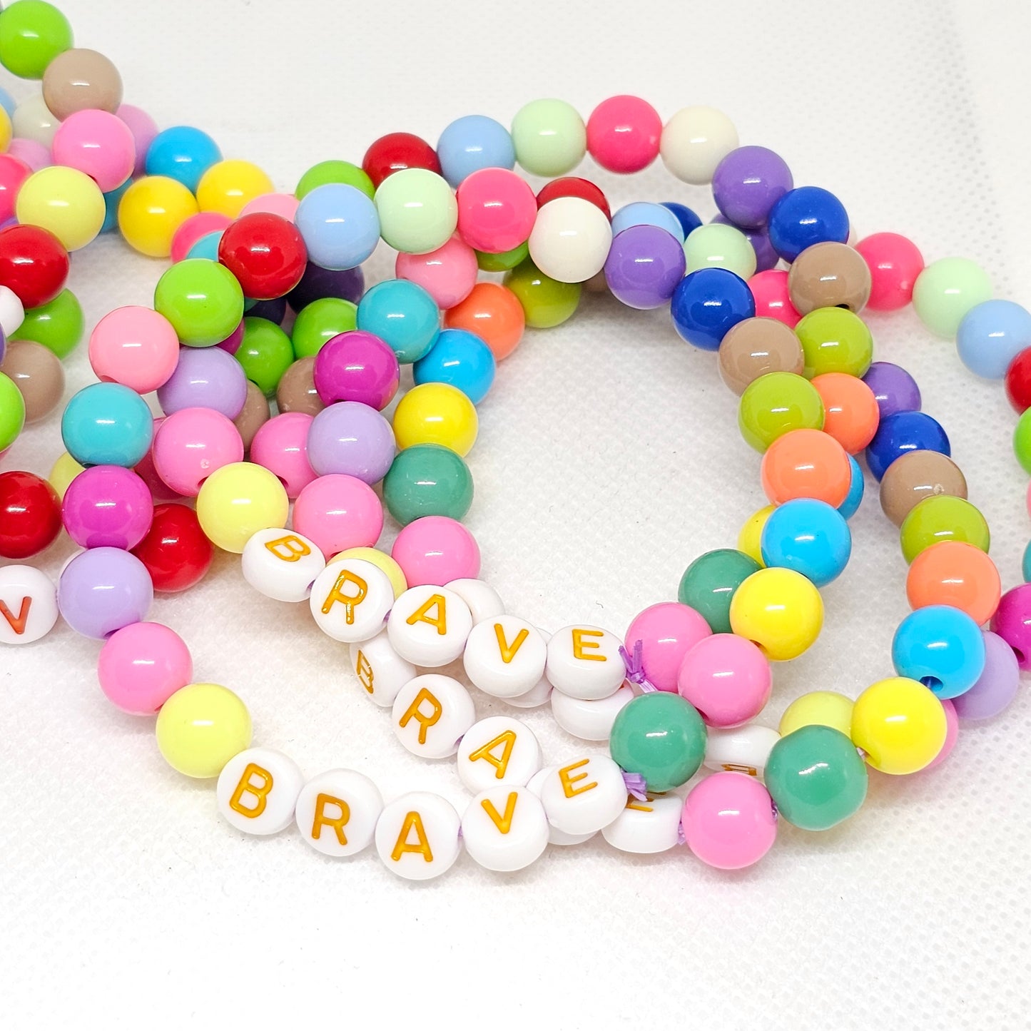 Candy color handmade bracelets |Brave